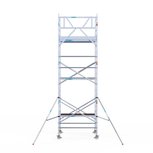 Rollgerüst Eurogerüst Original 135x190 7,2m Arbeitshöhe an der Fassade - GerüstExpress