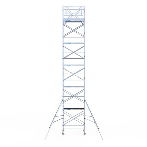 Rollgerüst Eurogerüst Original 135x190 12,2m Arbeitshöhe Carbonplattform freistehend - GerüstExpress