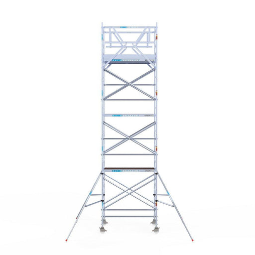 Rollgerüst Eurogerüst Original 135x190 8,2m Arbeitshöhe Carbonplattform freistehend - GerüstExpress