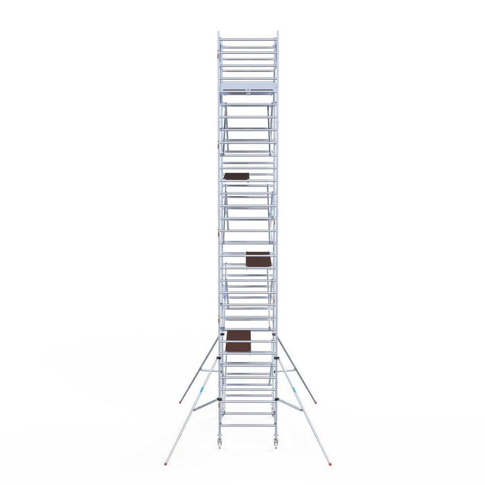 Rollgerüst Eurogerüst Original 135x250 10,2m Arbeitshöhe Carbonplattform freistehend - GerüstExpress