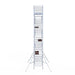 Rollgerüst Eurogerüst Original 135x250 10,2m Arbeitshöhe Carbonplattform freistehend - GerüstExpress
