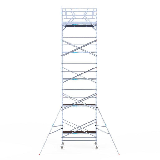 Rollgerüst Eurogerüst Original 135x250 11,2m Arbeitshöhe Carbonplattform freistehend - GerüstExpress