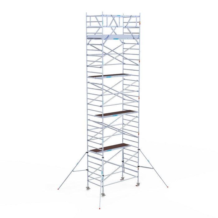 Rollgerüst Eurogerüst Original 135x250 10,2m Arbeitshöhe Carbonplattform freistehend - GerüstExpress