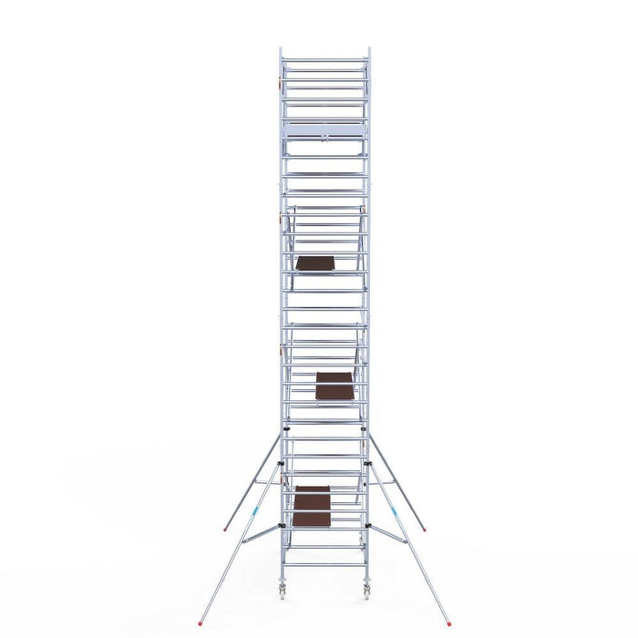 Rollgerüst Eurogerüst Original 135x250 9,2m Arbeitshöhe Carbonplattform freistehend - GerüstExpress
