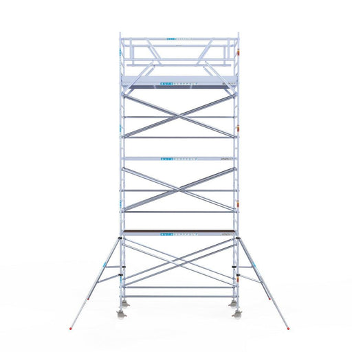 Rollgerüst Eurogerüst Original 135x305 8,2m Arbeitshöhe Carbonplattform freistehend - GerüstExpress