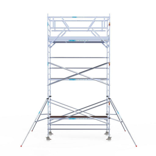 Rollgerüst Eurogerüst Original 135x305 7,2m Arbeitshöhe Carbonplattform freistehend - GerüstExpress