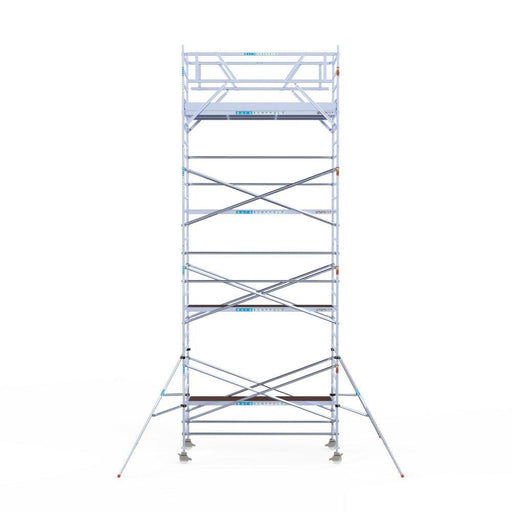 Rollgerüst Eurogerüst Original 135x305 9,2m Arbeitshöhe Carbonplattform freistehend - GerüstExpress