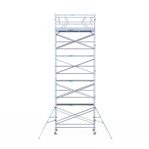 Rollgerüst Eurogerüst Original 135x305 10,2m Arbeitshöhe Carbonplattform freistehend - GerüstExpress