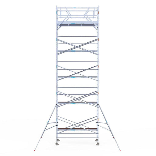 Rollgerüst Eurogerüst Original 135x305 11,2m Arbeitshöhe Carbonplattform freistehend - GerüstExpress