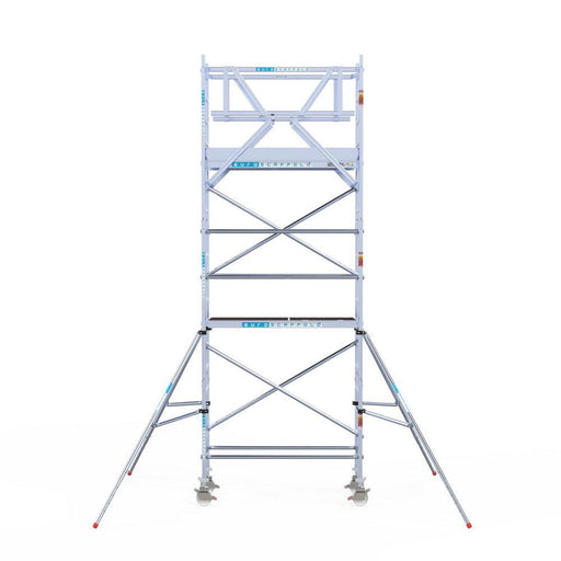 Rollgerüst Original 75x190 Eurogerüst Original 6,2m Arbeitshöhe Carbonplattform freistehend - GerüstExpress