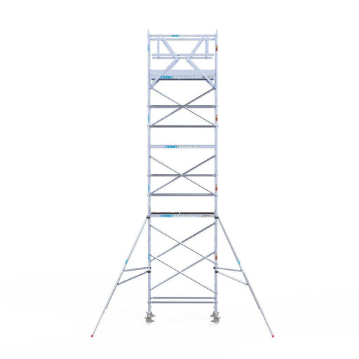 Rollgerüst Eurogerüst Original 75x190 9,2m Arbeitshöhe Carbonplattform freistehend - GerüstExpress