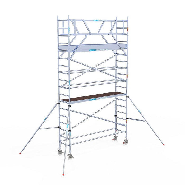 Rollgerüst Original 75x305 6,2m Arbeitshöhe Carbonplattform freistehend - GerüstExpress