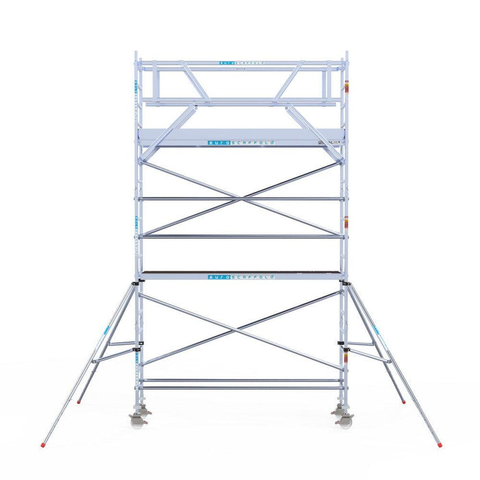 Rollgerüst Original 75x305 6,2m Arbeitshöhe Carbonplattform freistehend - GerüstExpress