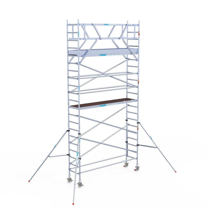 Rollgerüst Original 75x305 7,2m Arbeitshöhe Carbonplattform freistehend - GerüstExpress
