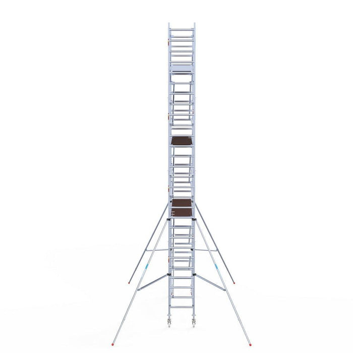 Rollgerüst Eurogerüst Original 75x305 9,2m Arbeitshöhe Carbonplattform freistehend - GerüstExpress