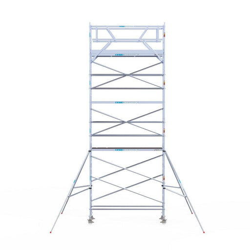 Rollgerüst Eurogerüst Original 75x305 9,2m Arbeitshöhe Carbonplattform freistehend - GerüstExpress