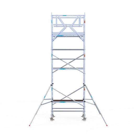 Rollgerüst Eurogerüst Original 90x190 7,2m Arbeitshöhe Carbonplattform freistehend - GerüstExpress
