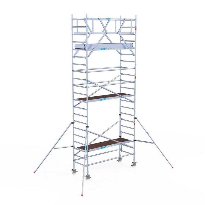 Rollgerüst Original 90x250 Euroscaffold 7,2m Arbeitshöhe freistehend - GerüstExpress
