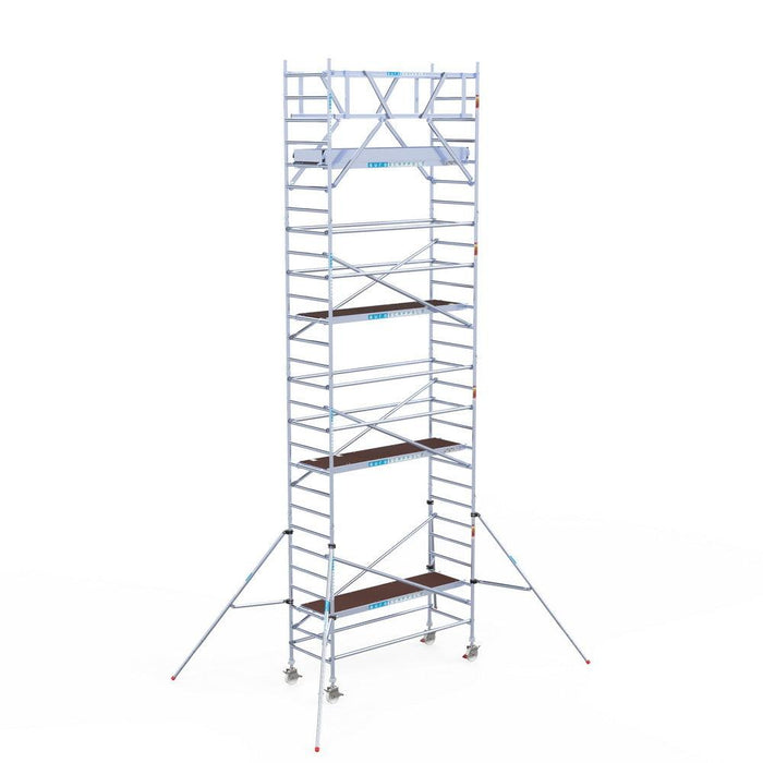 Rollgerüst Eurogerüst Original 90x250 9,2m Arbeitshöhe Carbonplattform freistehend - GerüstExpress