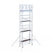 Rollgerüst Eurogerüst Original 90x250 9,2m Arbeitshöhe Carbonplattform freistehend - GerüstExpress