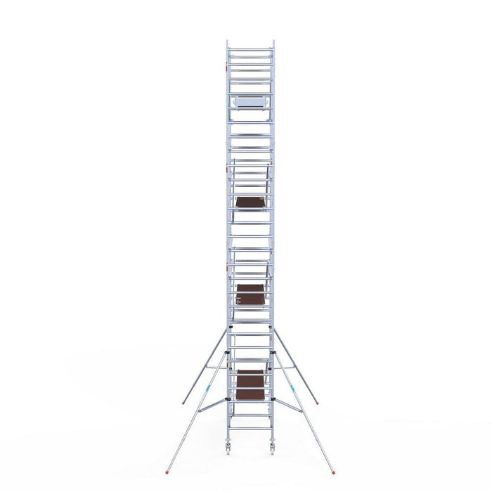 Rollgerüst Eurogerüst Original 90x250 9,2m Arbeitshöhe Carbonplattform freistehend - GerüstExpress