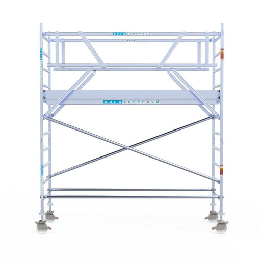 Rollgerüst Eurogerüst Original 90x305 4,2m Arbeitshöhe Carbonplattform freistehend - GerüstExpress