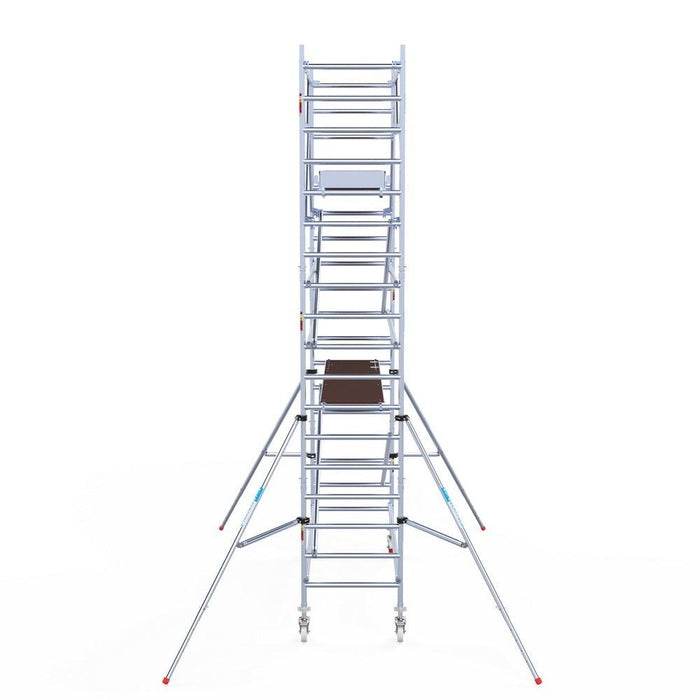 Rollgerüst Eurogerüst Original 90x305 6,2m Arbeitshöhe Carbonplattform freistehend - GerüstExpress