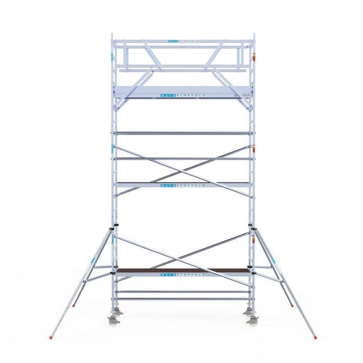 Rollgerüst Original 90x305 Eurogerüst Original 7,2m Arbeitshöhe Carbonplattform freistehend - GerüstExpress