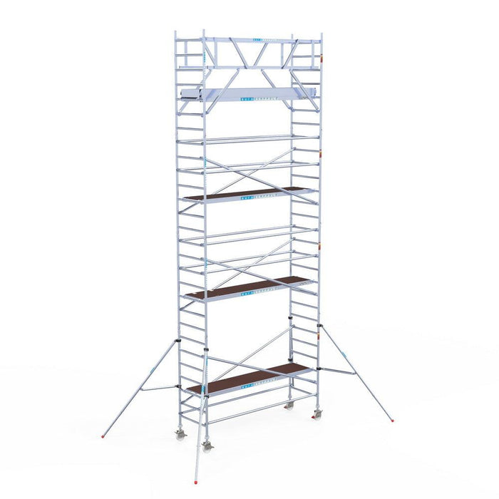 Rollgerüst Eurogerüst Original 90x305 9,2m Arbeitshöhe Carbonplattform freistehend - GerüstExpress