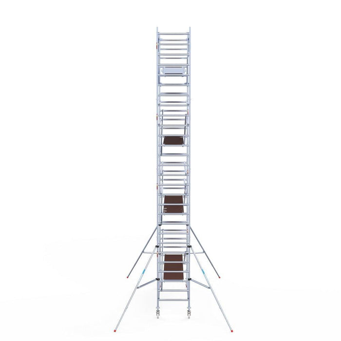 Rollgerüst Eurogerüst Original 90x305 9,2m Arbeitshöhe Carbonplattform freistehend - GerüstExpress