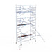 Rollgerüst Euroscaffold Professionell 135x305 7,2m Arbeitshöhe an der Fassade - GerüstExpress