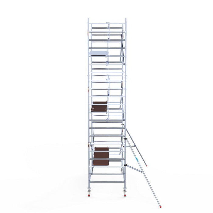 Rollgerüst Euroscaffold Professionell 135x305 7,2m Arbeitshöhe an der Fassade - GerüstExpress