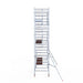 Rollgerüst Euroscaffold Professionell 135x305 7,2m Arbeitshöhe an der Fassade - GerüstExpress
