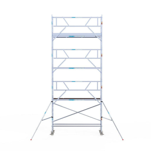 Rollgerüst Euroscaffold Professionell 75x305 8,2m Arbeitshöhe an der Fassade - GerüstExpress