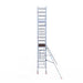 Rollgerüst Euroscaffold Professionell 75x190 6,2m Arbeitshöhe an der Fassade - GerüstExpress