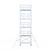 Rollgerüst Euroscaffold Professionell 75x250 10,2m Arbeitshöhe an der Fassade - GerüstExpress