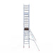 Rollgerüst Euroscaffold Professionell 75x250 6,2m Arbeitshöhe an der Fassade - GerüstExpress