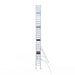 Rollgerüst Euroscaffold Professionell 75x190 10,2m Arbeitshöhe an der Fassade - GerüstExpress