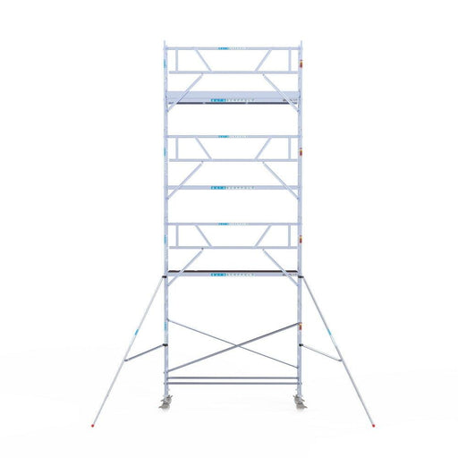 Rollgerüst Euroscaffold Professionell 75x305 9,2m Arbeitshöhe an der Fassade - GerüstExpress