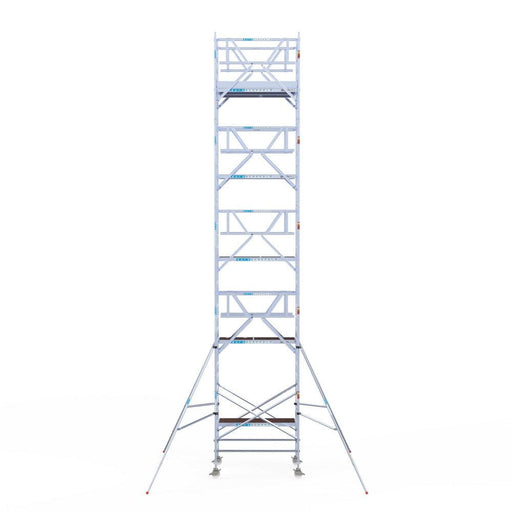 Rollgerüst Euroscaffold Professionell 135x190 11,2m Arbeitshöhe Carbonplattform freistehend - GerüstExpress