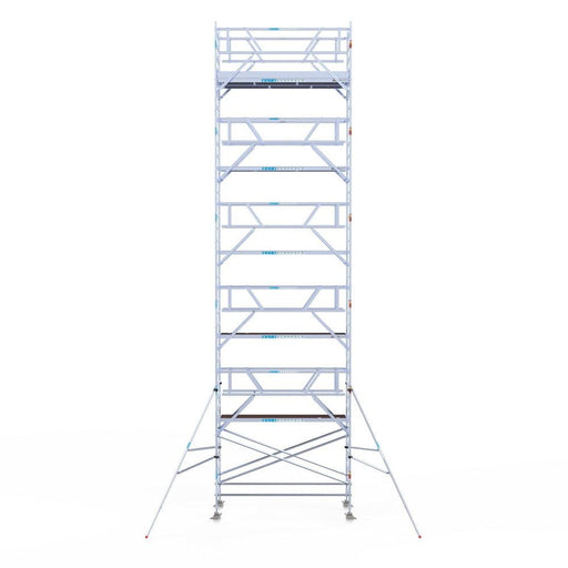 Rollgerüst Euroscaffold Professionell 135x305 12,2m Arbeitshöhe Carbonplattform freistehend - GerüstExpress