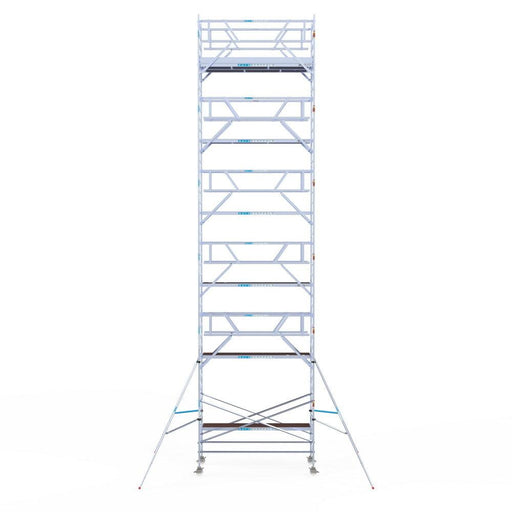 Rollgerüst Euroscaffold Professionell 135x305 13,2m Arbeitshöhe Carbonplattform freistehend - GerüstExpress