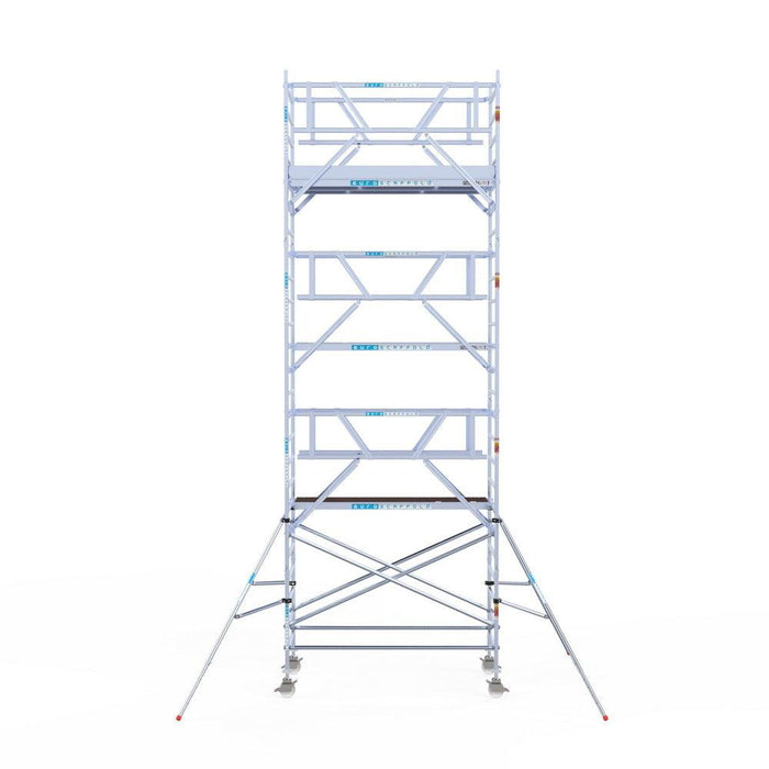 Rollgerüst Euroscaffold Professionell 135x250 8,2m Arbeitshöhe freistehend - GerüstExpress