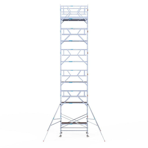Rollgerüst Euroscaffold Professionell 135x250 13,2m Arbeitshöhe Carbonplattform freistehend - GerüstExpress