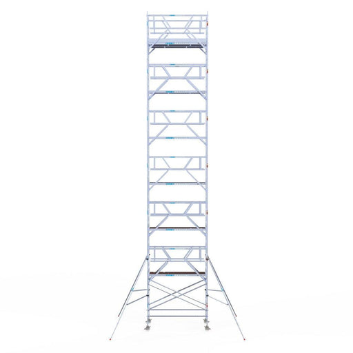 Rollgerüst Euroscaffold Professionell 135x250 14,2m Arbeitshöhe freistehend - GerüstExpress