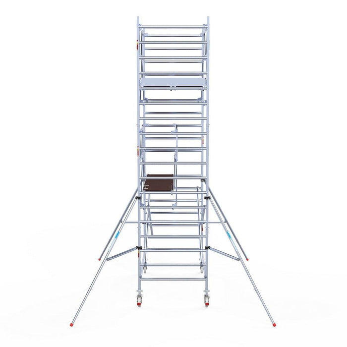 Rollgerüst Euroscaffold Professionell 135x250 6,2m Arbeitshöhe freistehend - GerüstExpress