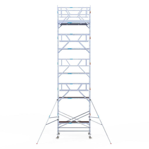 Rollgerüst Euroscaffold Professionell 135x250 11,2m Arbeitshöhe Carbonplattform freistehend - GerüstExpress