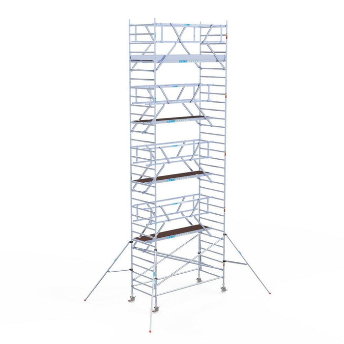 Rollgerüst Euroscaffold Professionell 135x305 10,2m Arbeitshöhe freistehend - GerüstExpress