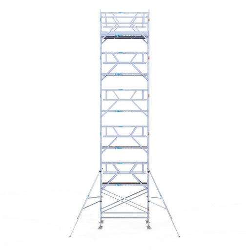 Rollgerüst Euroscaffold Professionell 135x250 12,2m Arbeitshöhe Carbonplattform freistehend - GerüstExpress