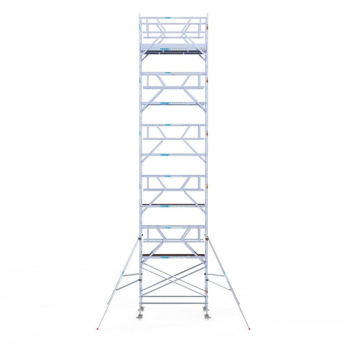 Rollgerüst Euroscaffold Professionell 135x250 12,2m Arbeitshöhe Carbonplattform freistehend - GerüstExpress